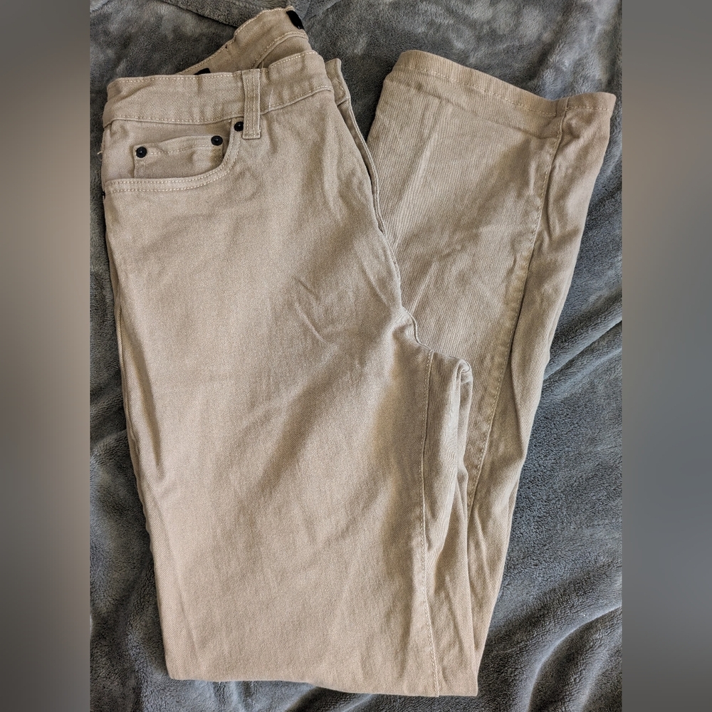 Lucky Brand Tan Chinos Cotton-Blend Casual Style